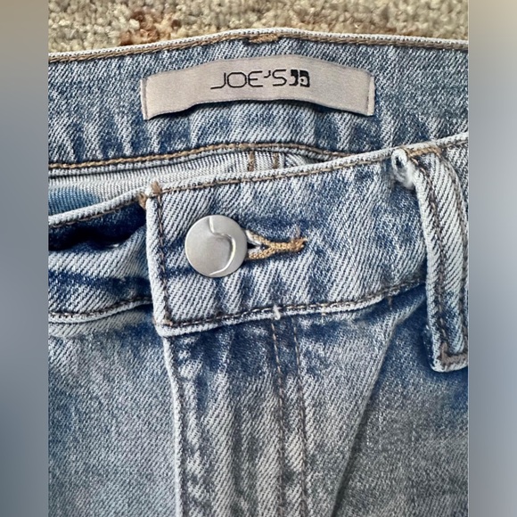 Joe's Jeans Distressed Skinny Ankle Denim Jeans Raw Hem Size 24 - Picture 4 of 10